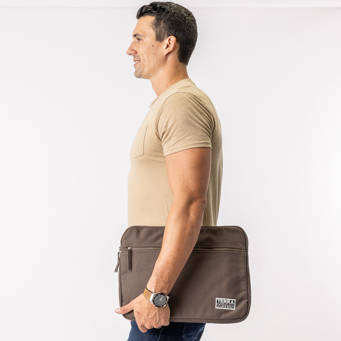 Organic Cotton Erdig Laptop Sleeve (15 Inches)