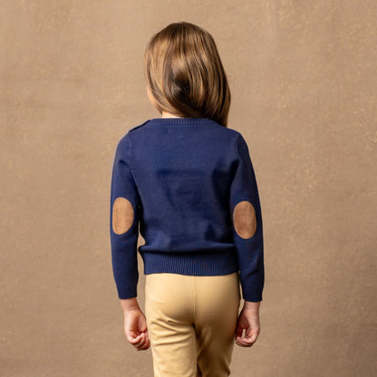Baby Girl Horse Intarsia Pullover Sweater