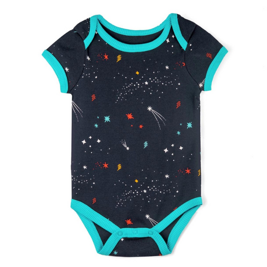 Organic Baby Bodysuit - Galaxy