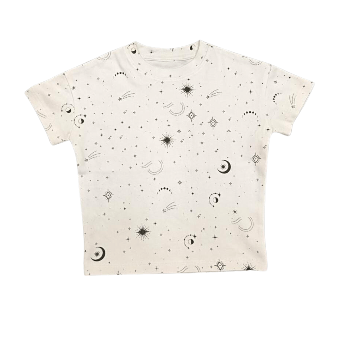Organic Boxy Toddler Tee - Celestial