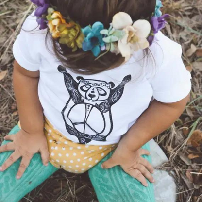 Toddler Graphic Tee Shirt - Inner Peace Panda