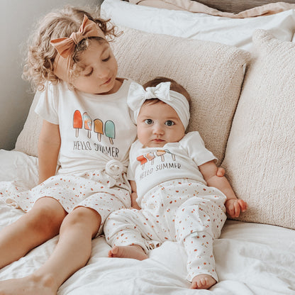 Organic Toddler Graphic Tee - Hello Summer