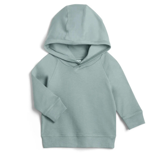 Organic Madison Toddler Hooded Pullover - Ocean