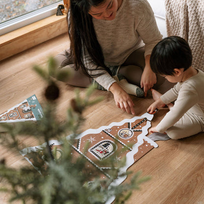 Gingerbread House Holiday - Christmas Floor Puzzle