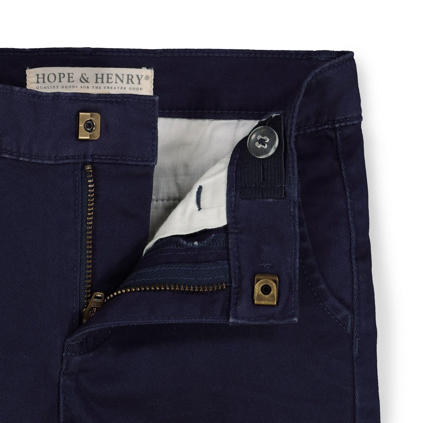 Boys Organic Skinny Stretch Twill Chino