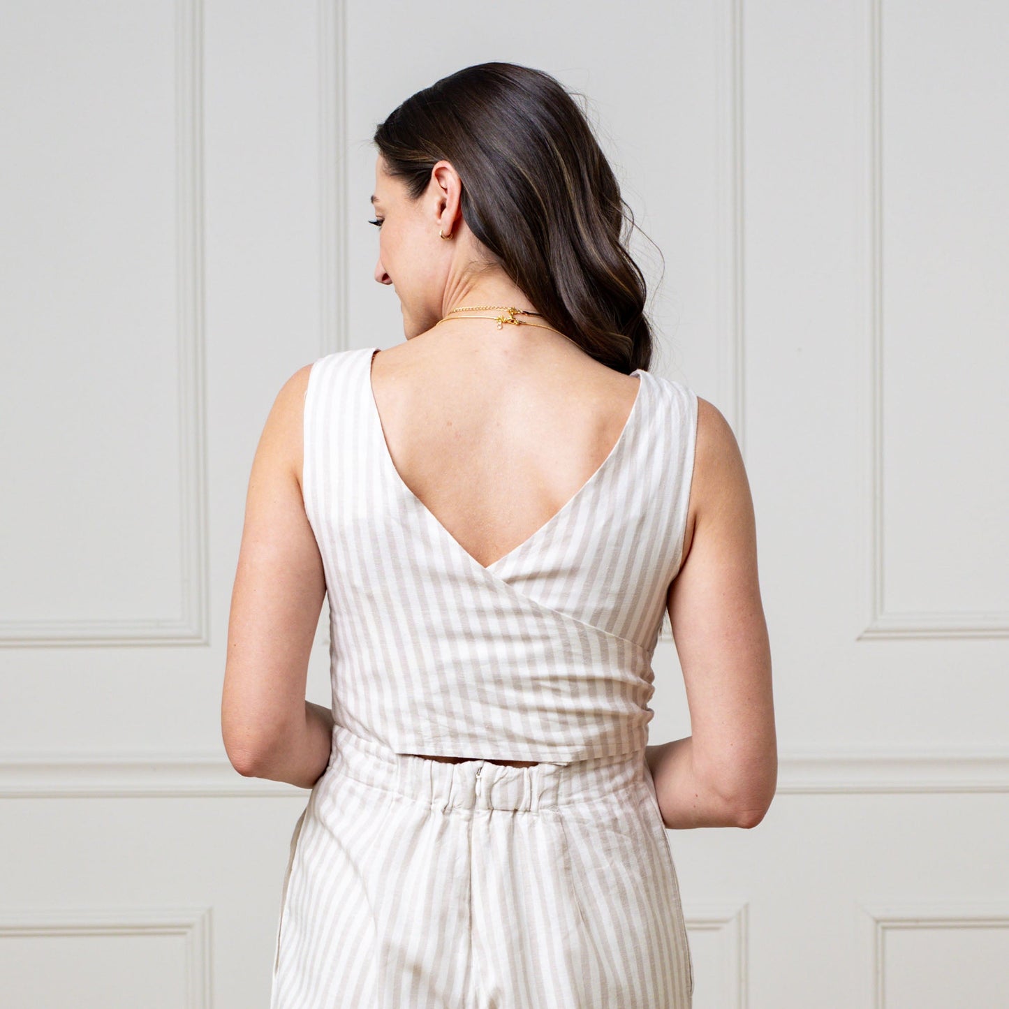 Women's Tie-Waist Wide Leg Jumpsuit