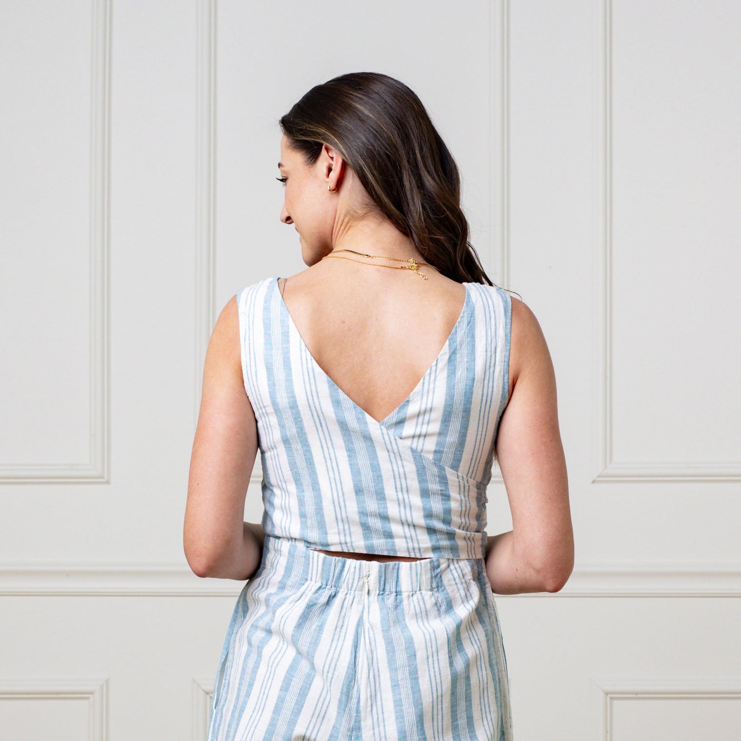 Women's Tie-Waist Wide Leg Jumpsuit