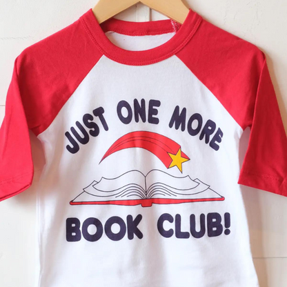 Toddler Baseball Tee Graphic Shirt - Just One More Book Club