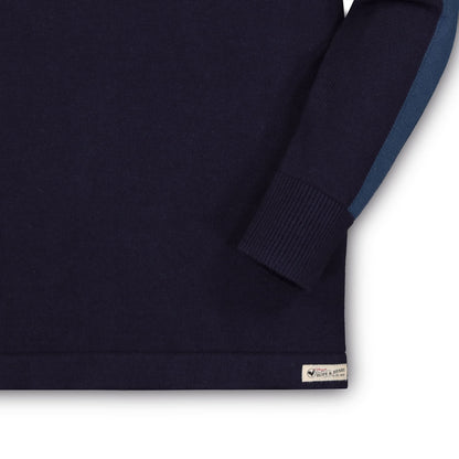 Baby Boy Long Sleeve Organic Sweater Polo