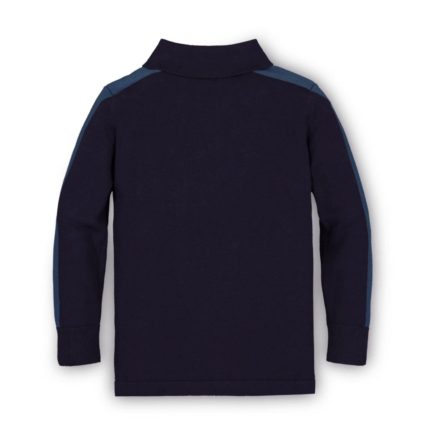 Baby Boy Long Sleeve Organic Sweater Polo