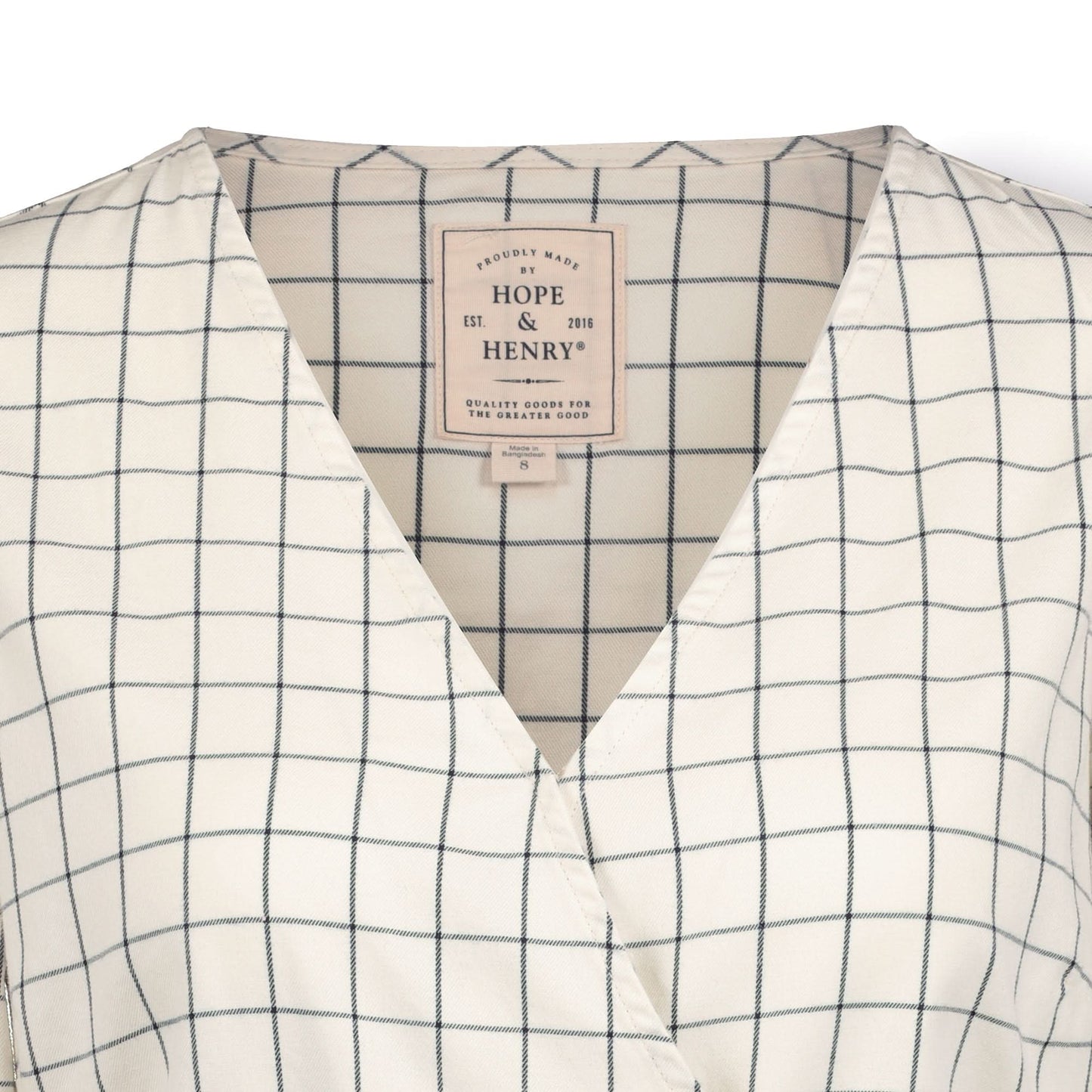 Women's Puff Sleeve Organic Wrap Top