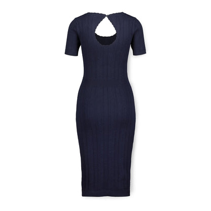 Women's Fitted Cable Sweater Dress