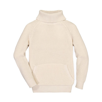 Women's Turtleneck Raglan Kanga Sweater