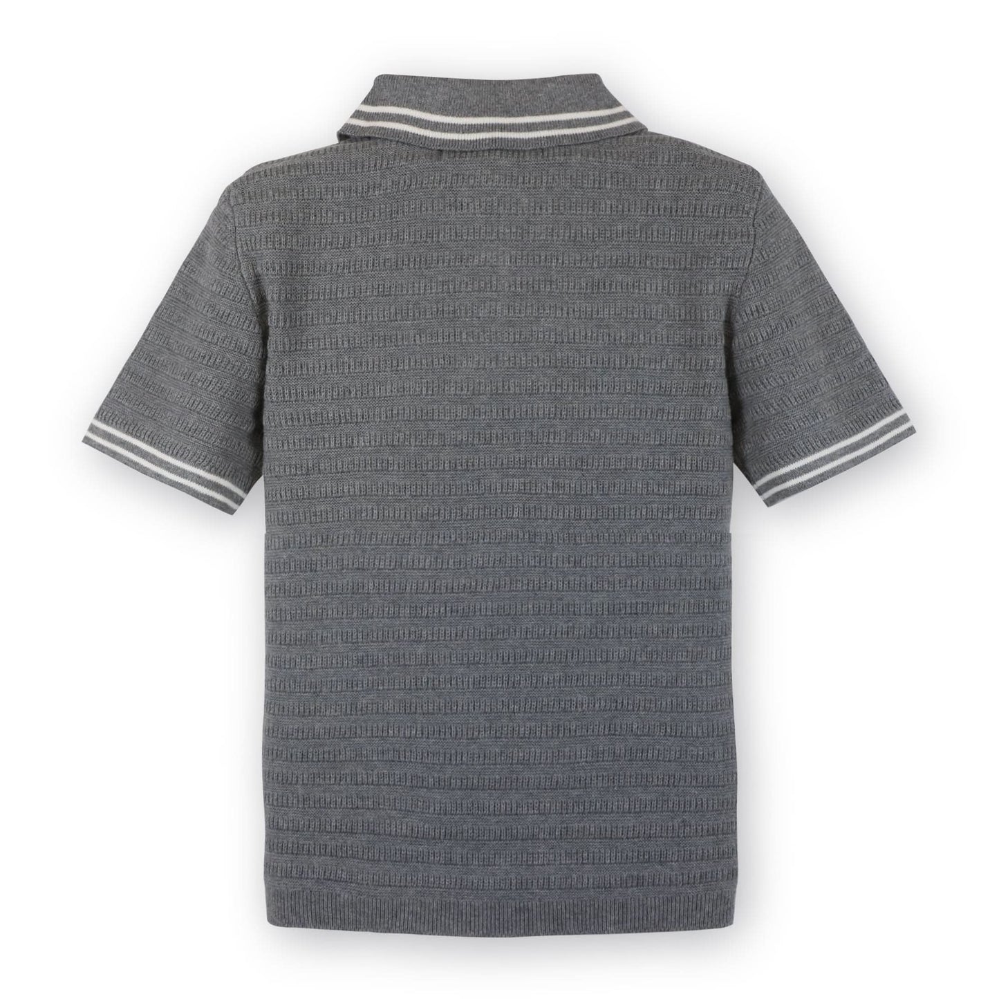 Baby Boy Short Sleeve Organic Sweater Polo