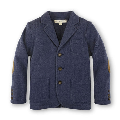 Boys Fleece Blazer - Navy