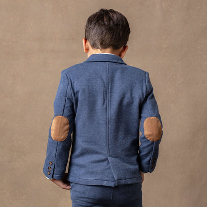 Boys Fleece Blazer - Navy