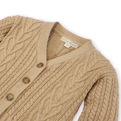 Baby Girl Chunky Cable Cardigan