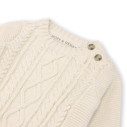 Baby Cable Sweater and Legging Set