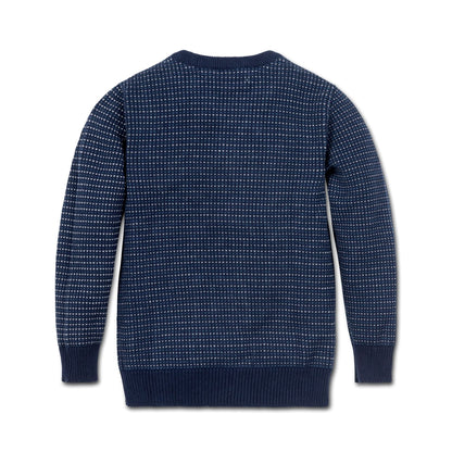 Organic Baby & Kid Boy Henley Sweater with Zipper
