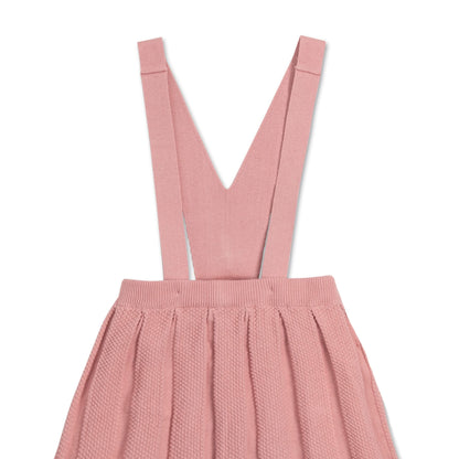 Girls Organic Pleated Sweater Skirtall
