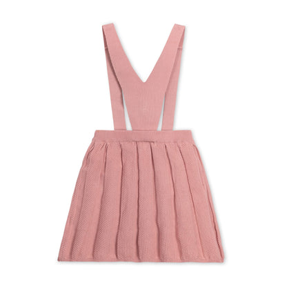 Girls Organic Pleated Sweater Skirtall