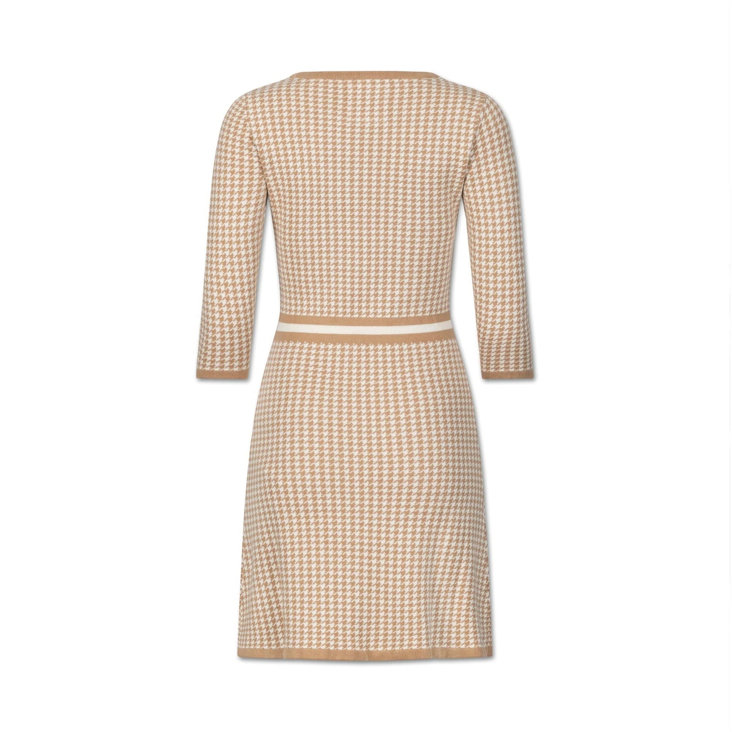 Women's 3/4 Sleeve Fit and Flare Sweater Dress