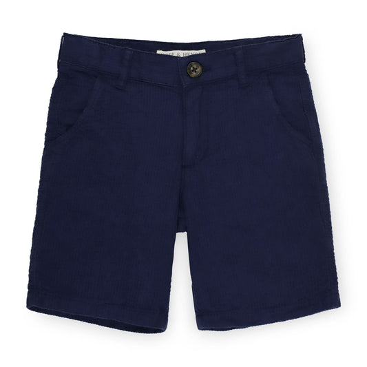 Baby Boy Organic Seersucker Short