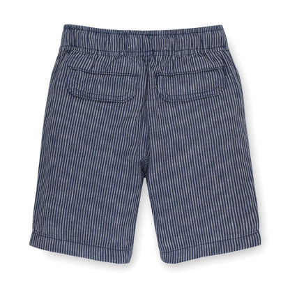 Baby Boy Relaxed Linen Pull-On Short