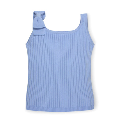 Girls Organic Bow Sweater Tank