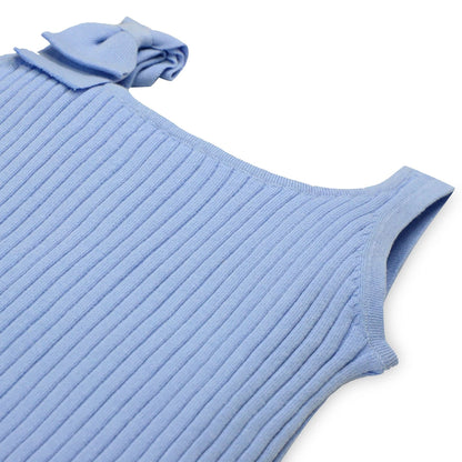 Girls Organic Bow Sweater Tank