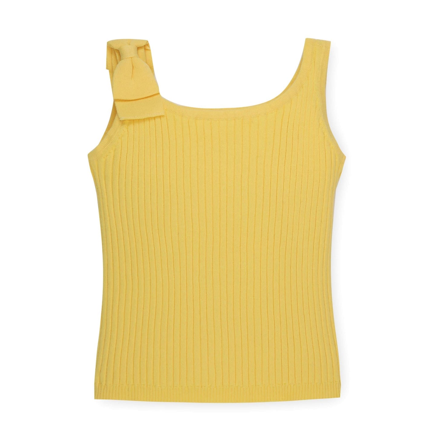 Girls Organic Bow Sweater Tank