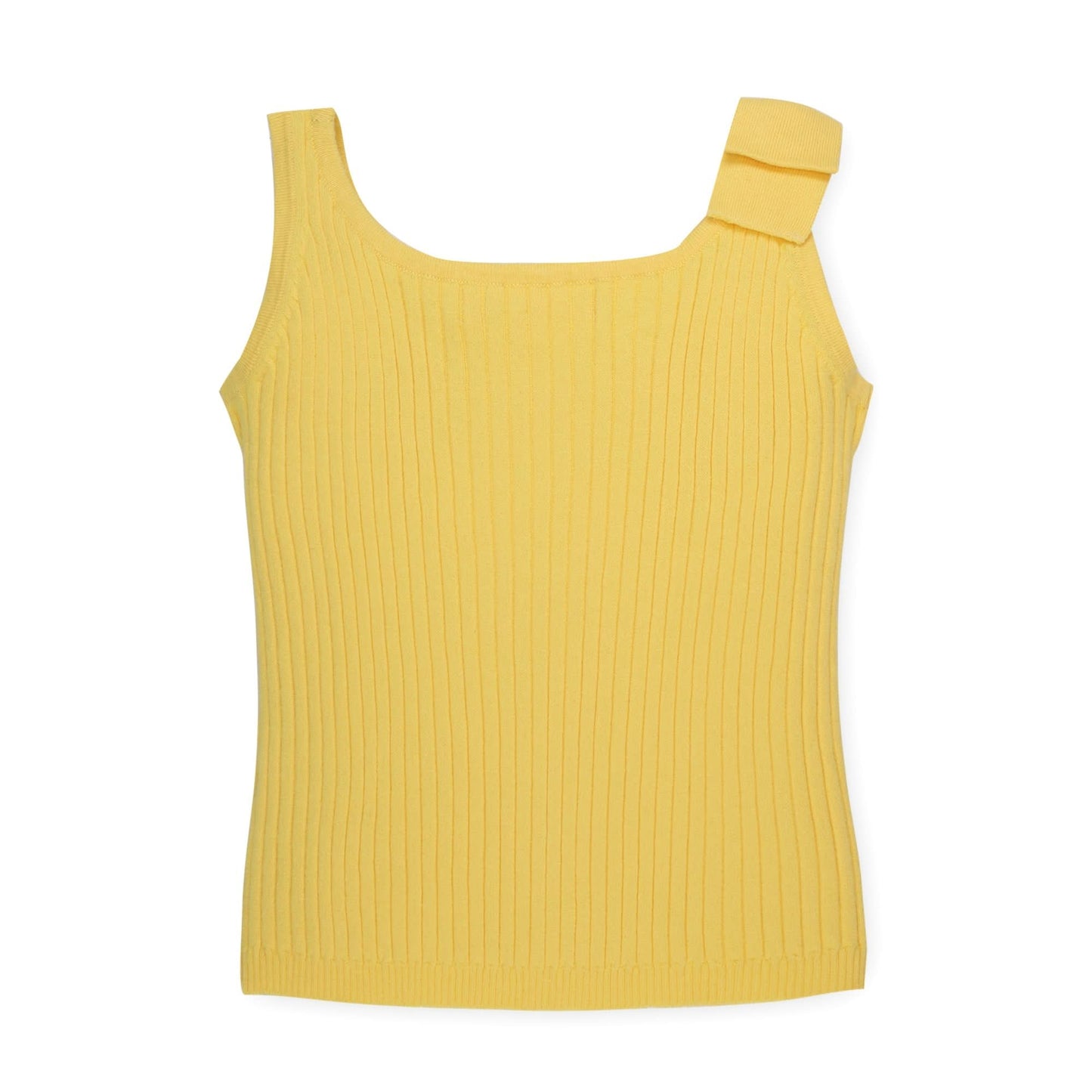 Girls Organic Bow Sweater Tank