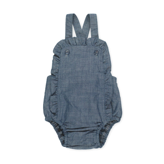 Organic Baby Ruffle Sunsuit