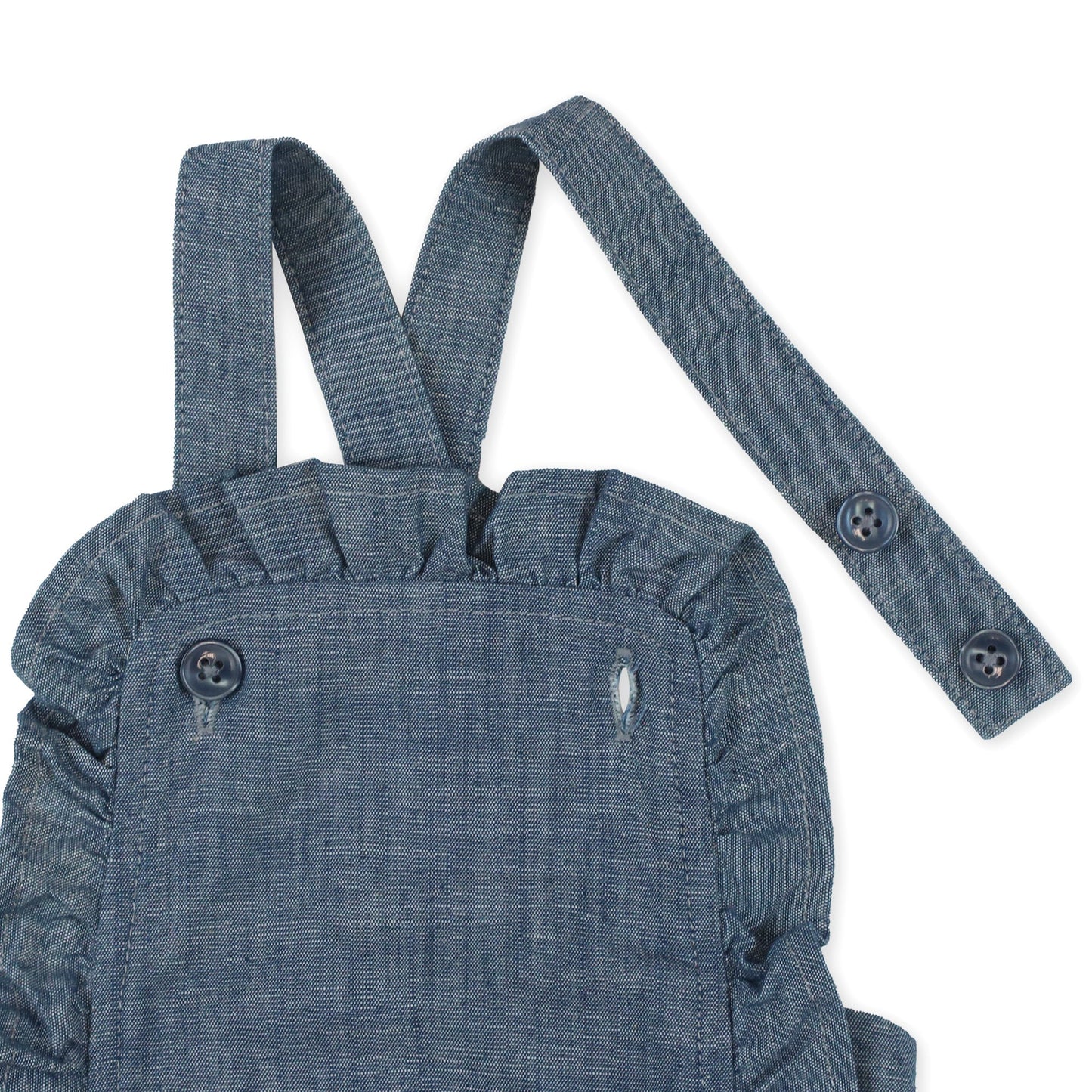 Organic Baby Ruffle Sunsuit