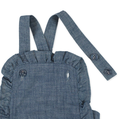 Organic Baby Ruffle Sunsuit