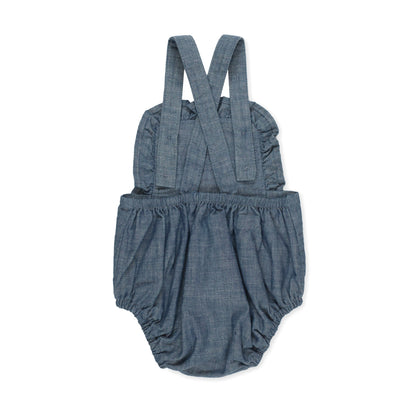 Organic Baby Ruffle Sunsuit