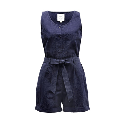 Women's Seersucker Organic Romper