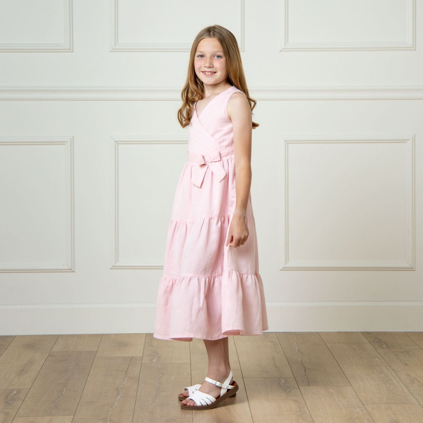 Baby Girl Tiered Wrap Dress