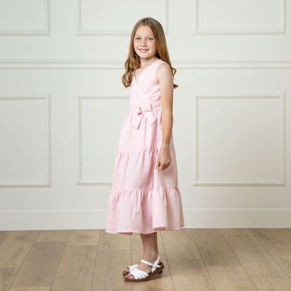 Baby Girl Tiered Wrap Dress