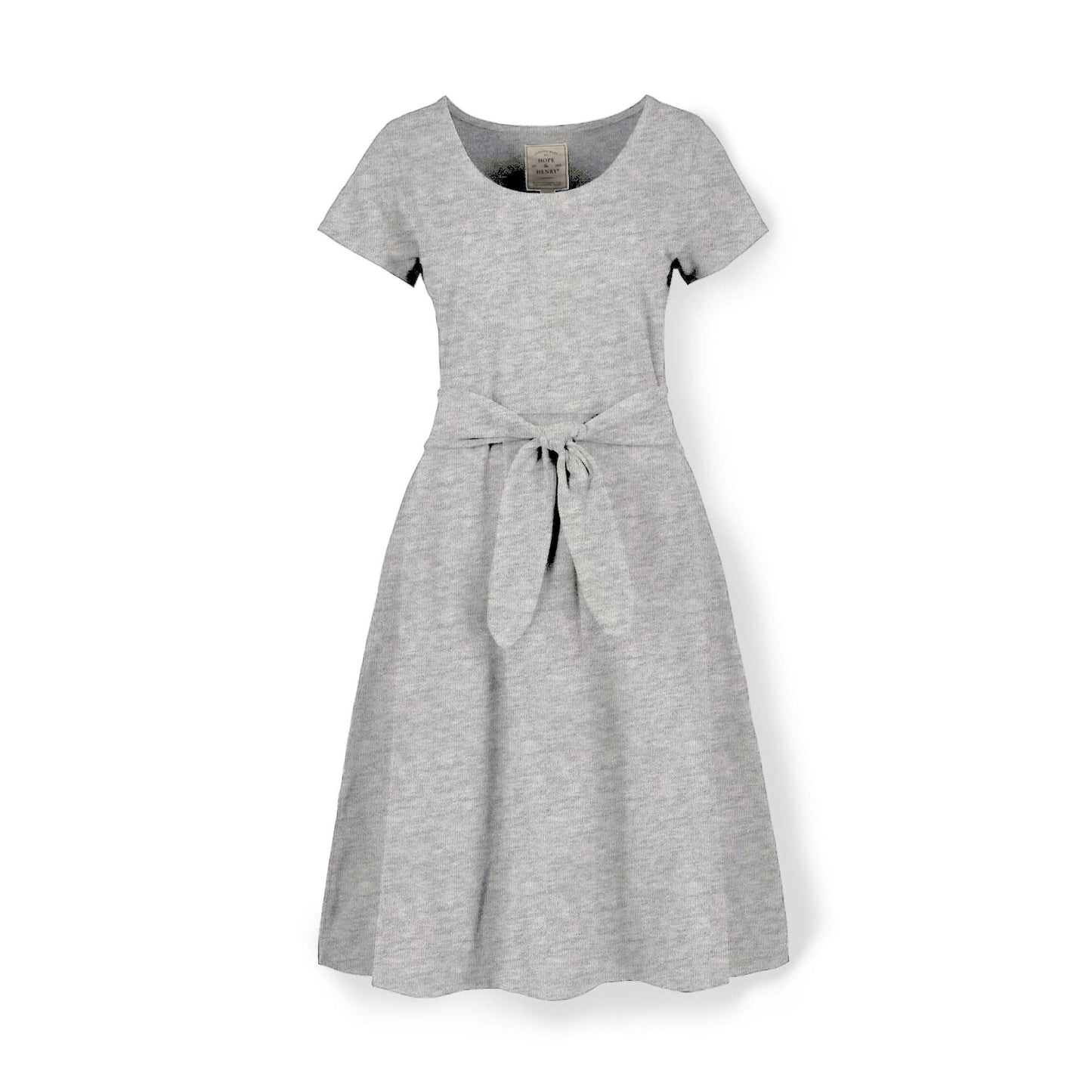 Women's Organic Tie-Waist Knit Dress