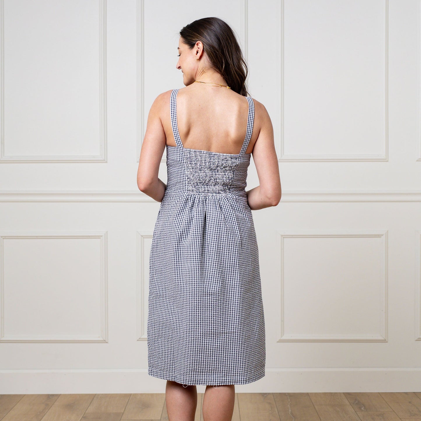 Women's Organic Seersucker Sheath Dress