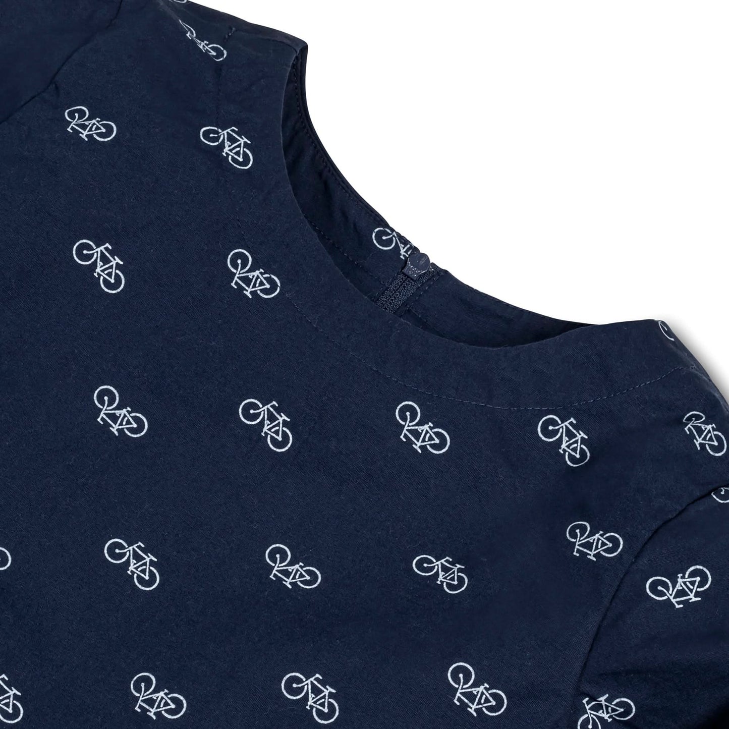 Girls Organic Ruffle Waist Dress - Made with Organic Cotton