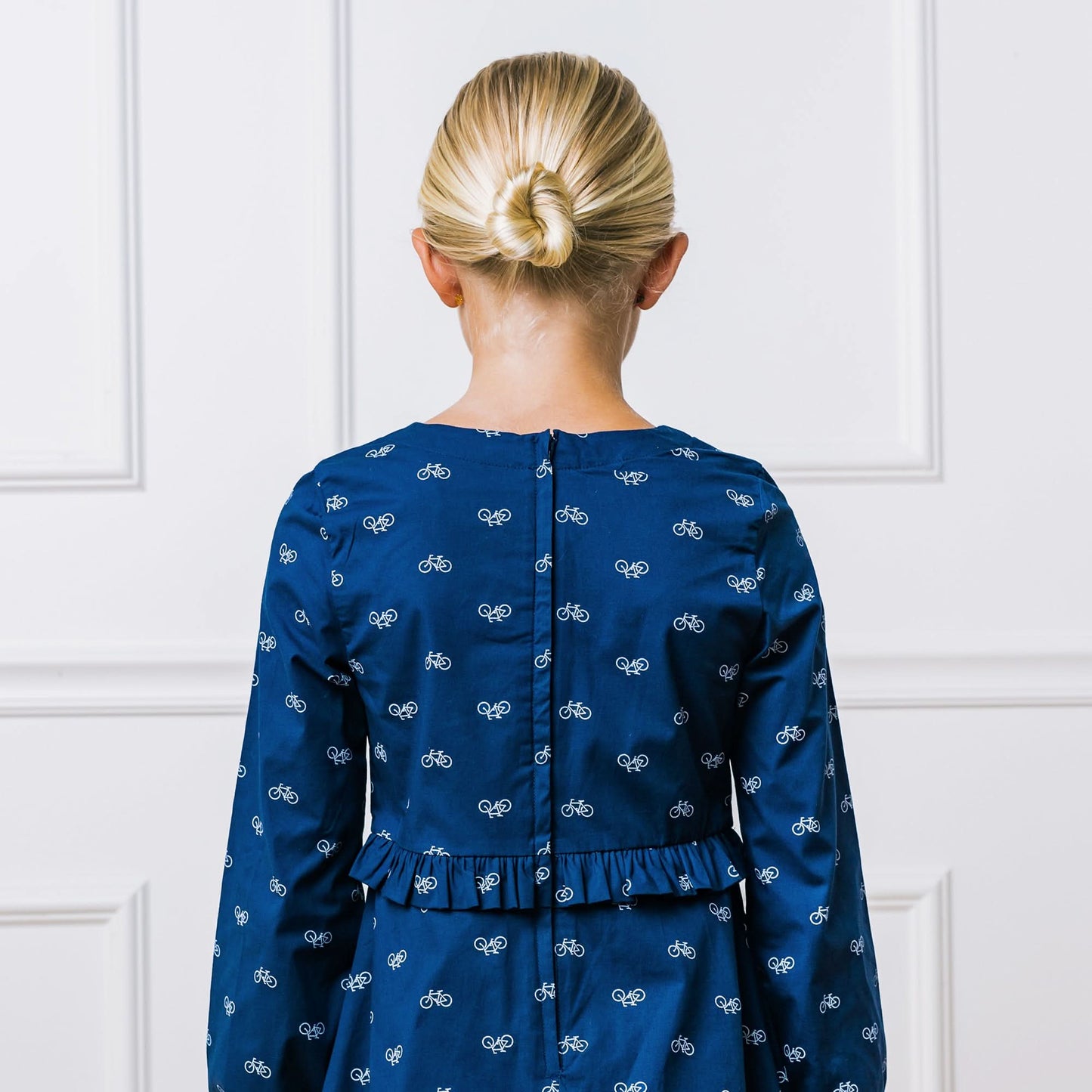 Girls Organic Ruffle Waist Dress - Made with Organic Cotton