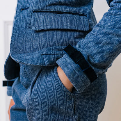 Girls Dressy Fleece Riding Blazer