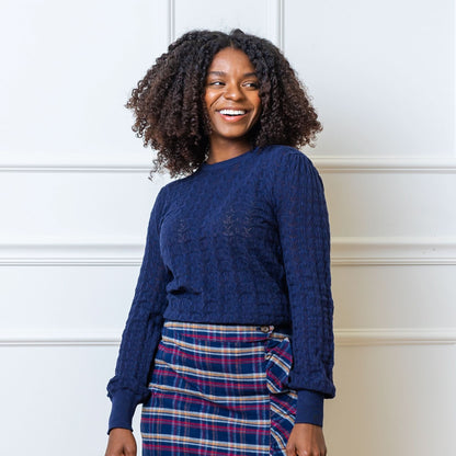 Women's Organic Pointelle Sweater