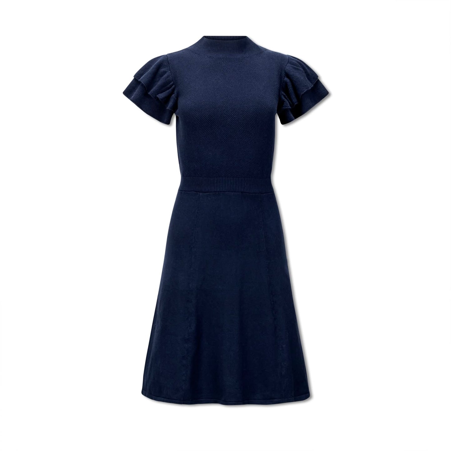 Women's Flutter Sleeve Sweater Dress