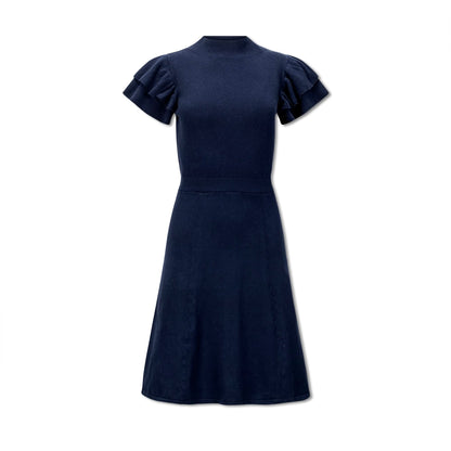 Women's Flutter Sleeve Sweater Dress