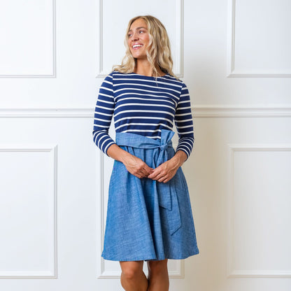 Women's French Jersey Skater Dress