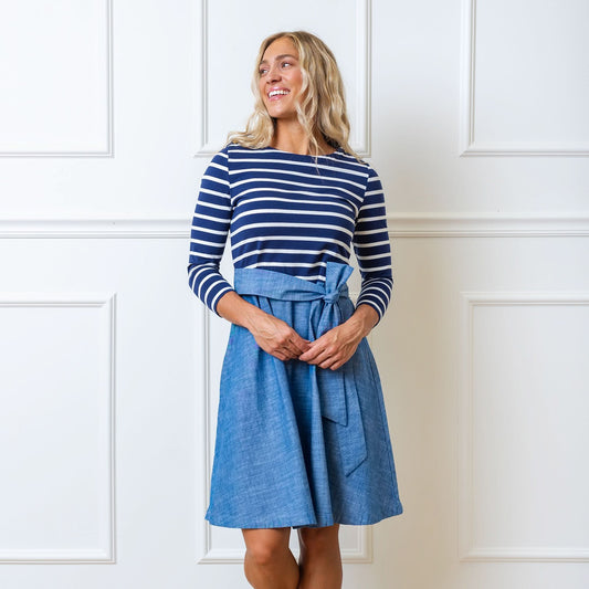 Women's French Jersey Skater Dress