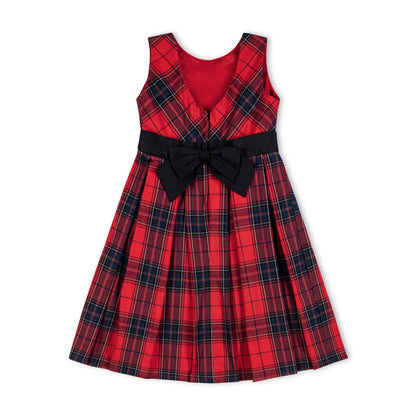 Organic Girls Red Holiday Plaid Dress